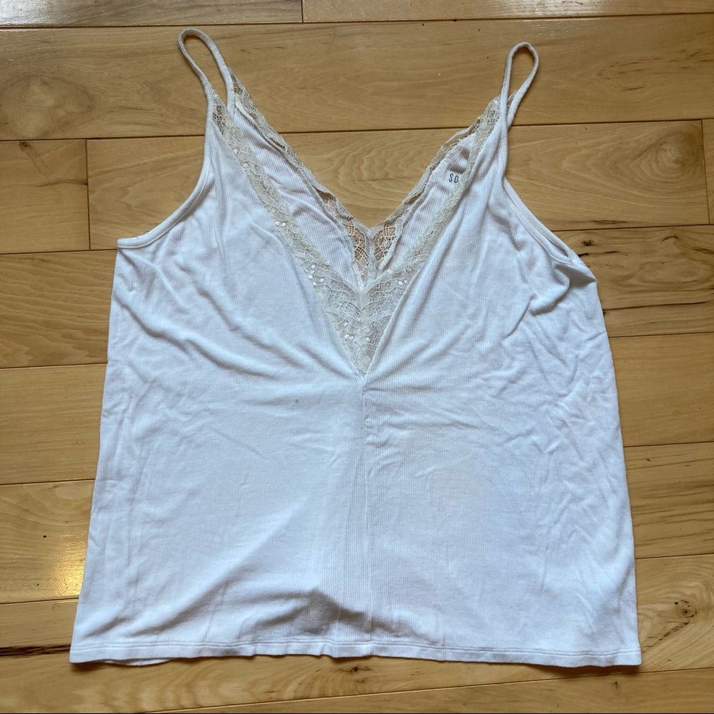 For Bundling: American Eagle White Lace Tanktop